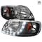 Spec-D Tuning 97-03 Ford F-150 1 Piece Design LED Headlights, 2LH-F150971PCJM-RS 2LH-F150971PCJM-RS - alternate 1